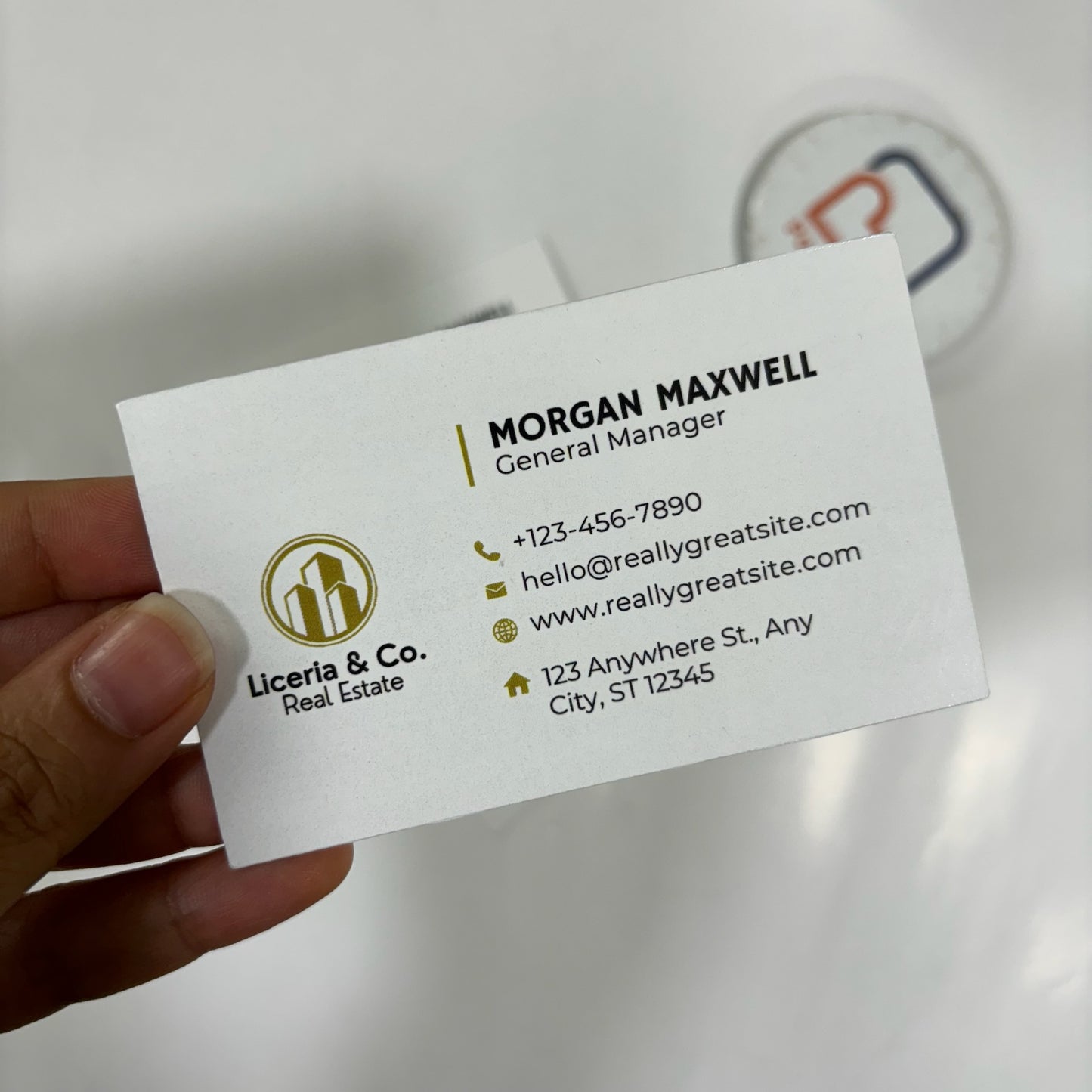 Premium Ivory Business Cards