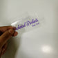 Clear Stickers (No White Ink)