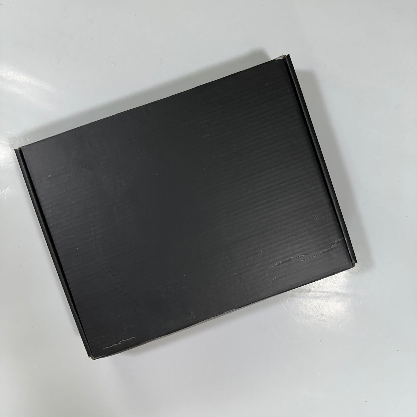 14 x 10 x 2 inch Tuck in Mailer boxes - 3 ply - Black Stock Clearance