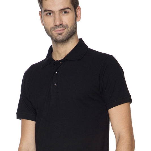 Custom Cotton POLO T-shirt - Embroidered Logo